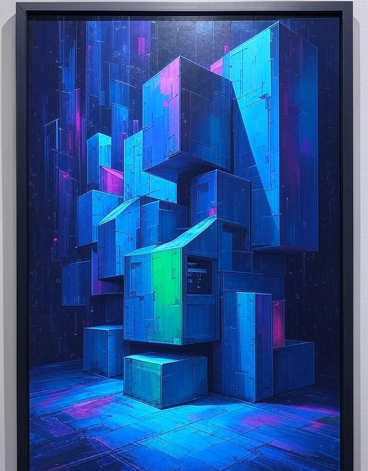 Neon Monoliths